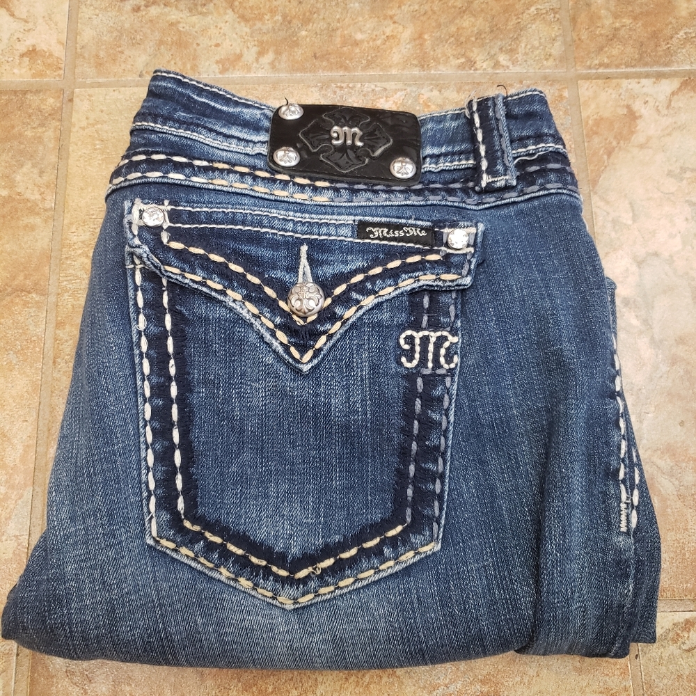 Miss Me cropped denim jeans 0011